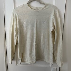 Patagonia long sleeve logo tee